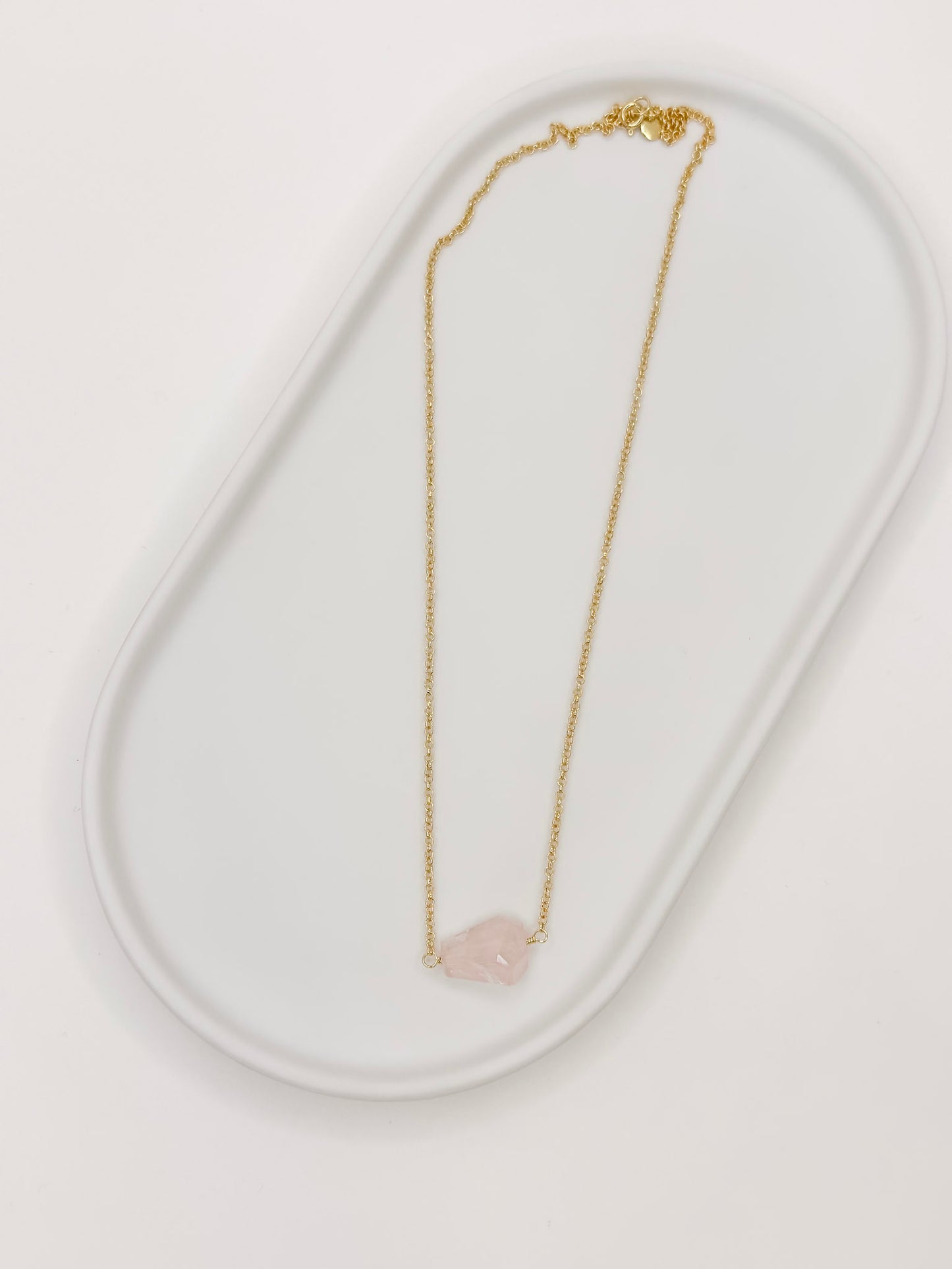 Colar Maxi Quartzo Rosa