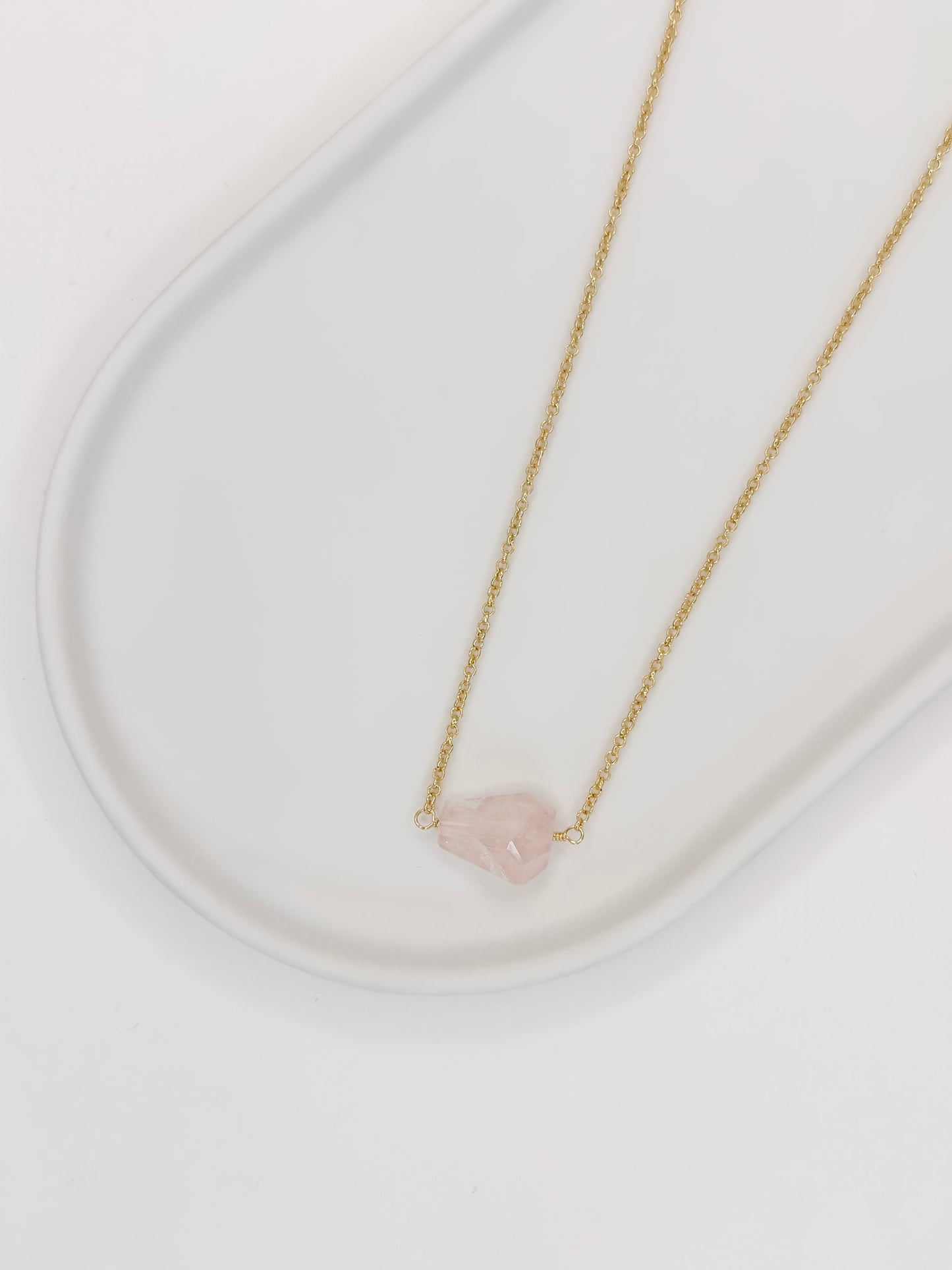Colar Maxi Quartzo Rosa